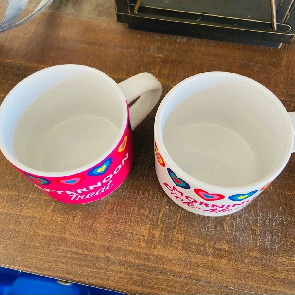 Set of 2 Dylan Candy Bar Mug Set Coffee Hot Chocolate Matcha Tea